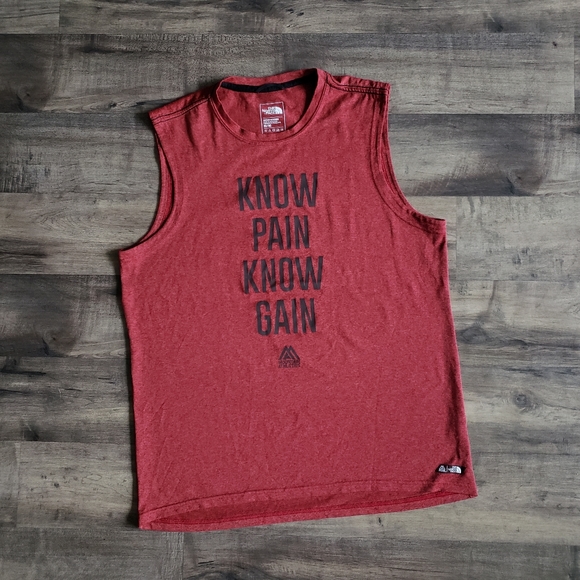 The North Face Other - The North Face Know Pain Know Gain Red Tank Top